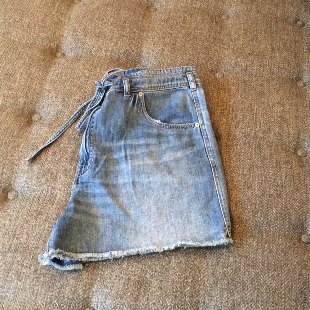 Free People denim shorts